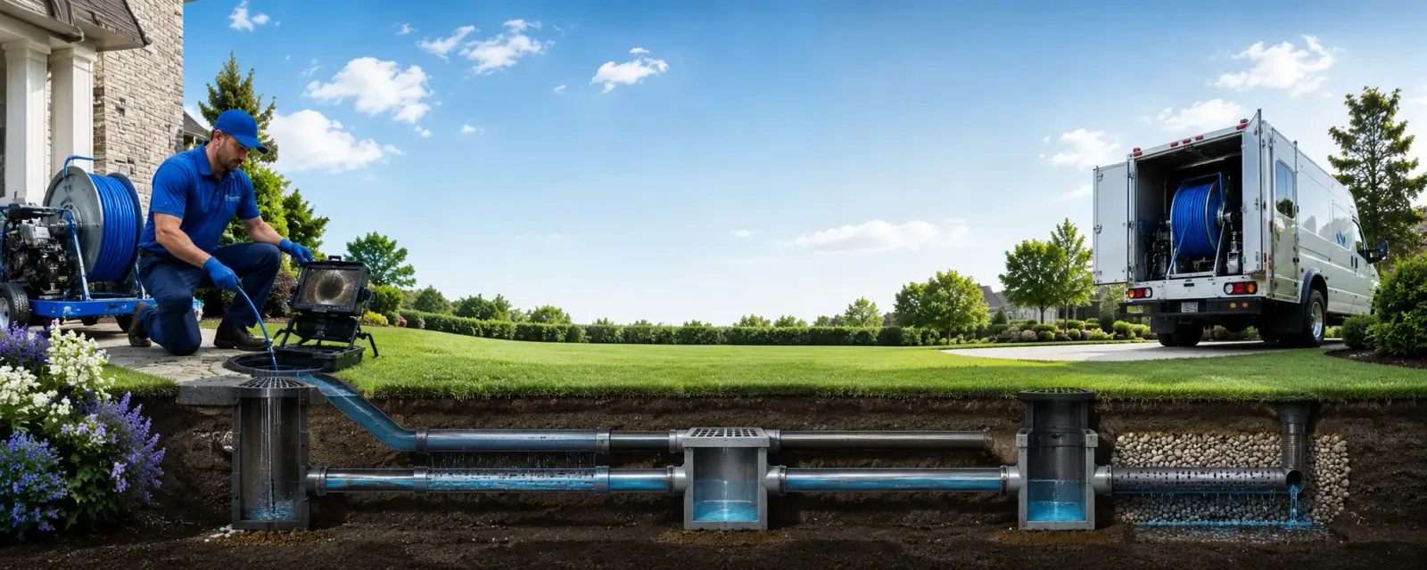 Outdoor drain cleaning information for Sayre, OK